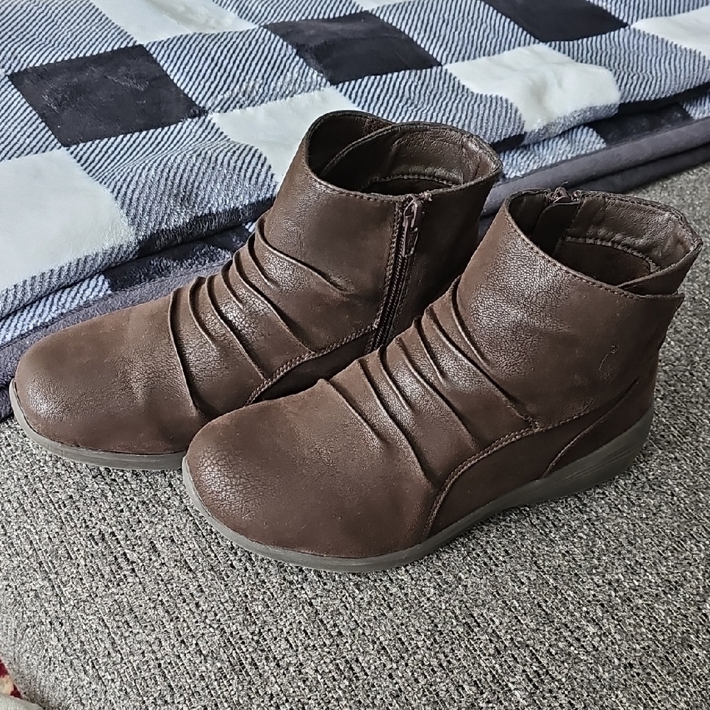 Skechers Dark Brown Ankle Booties - Picture 8 of 8